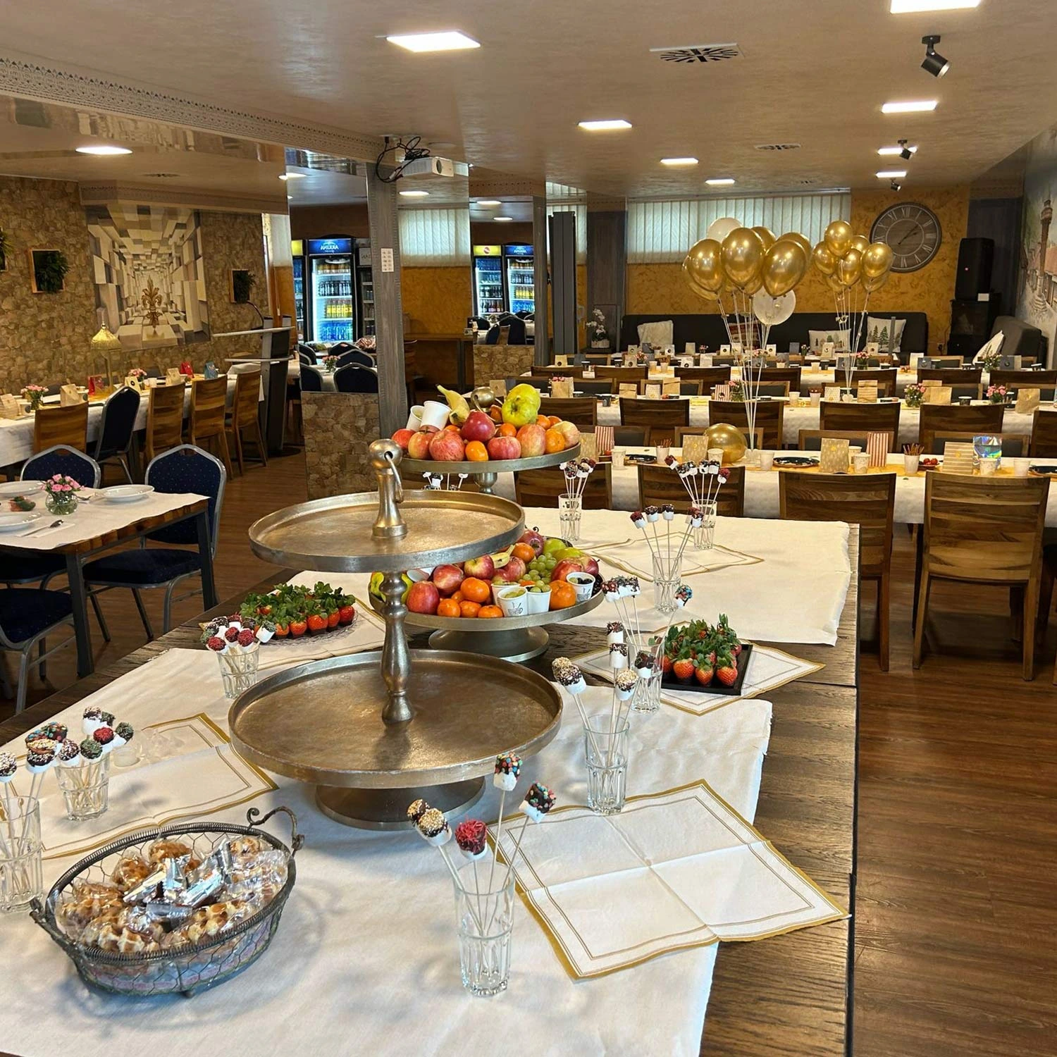 Vereinsrestaurant während des Iftars