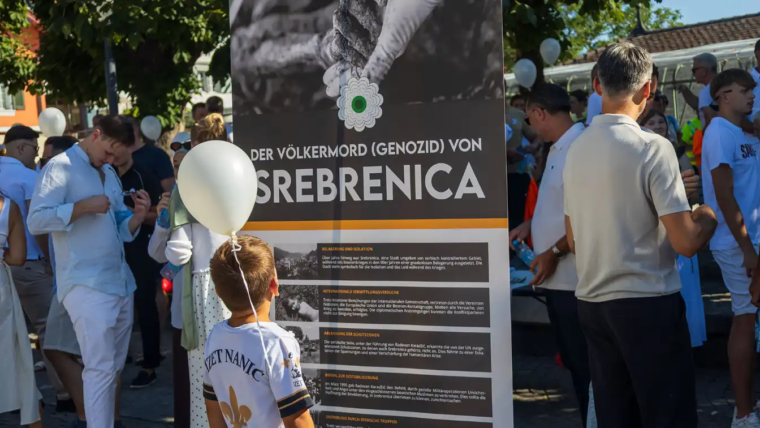 5. Friedensmarsch für Srebrenica in Zug